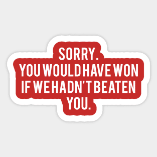 Sorry you didn't win Sticker